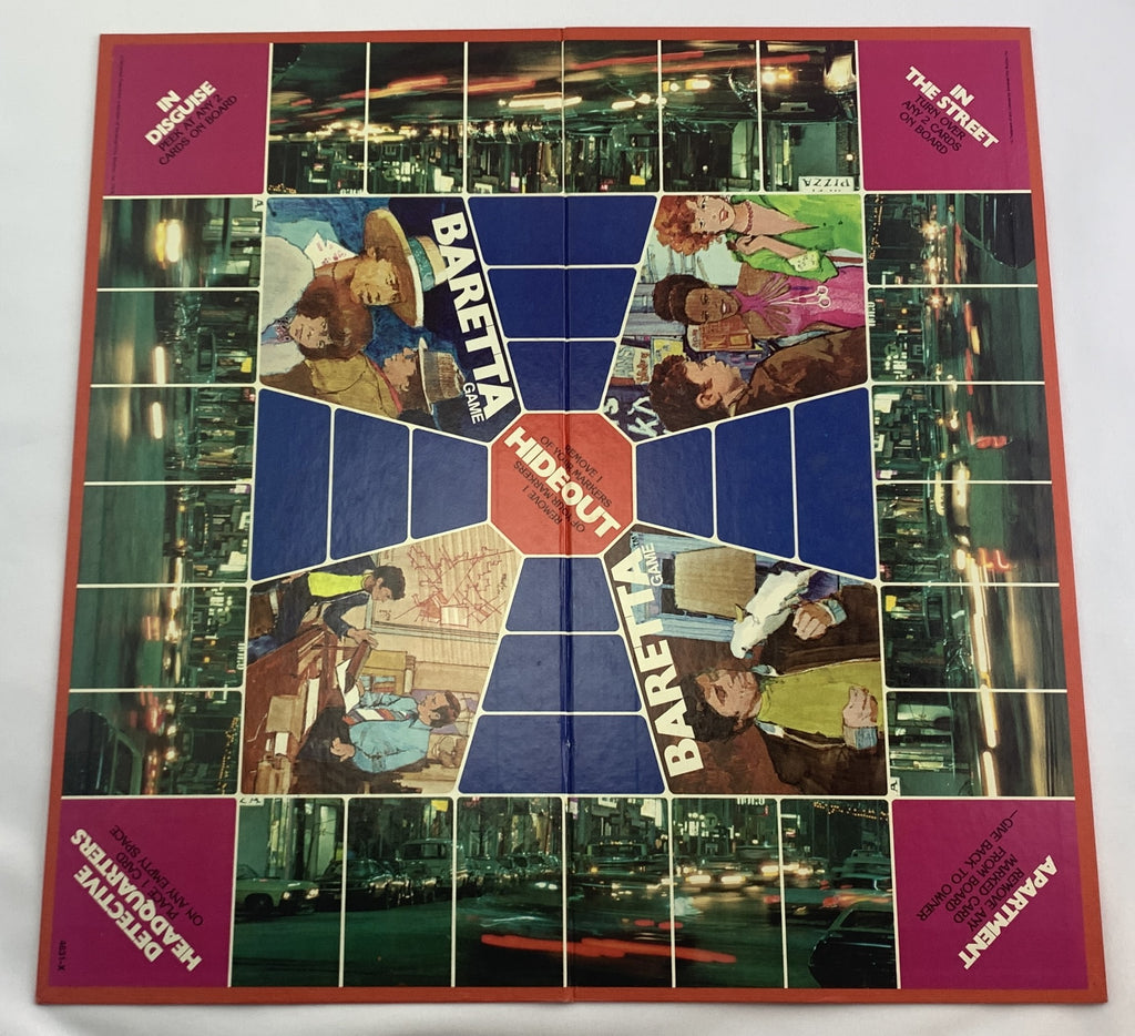 Baretta The Street Detective Board Game 1976 Milton Bradley New baretta-the-street-detective-board-game-1976-milton-bradley-new
