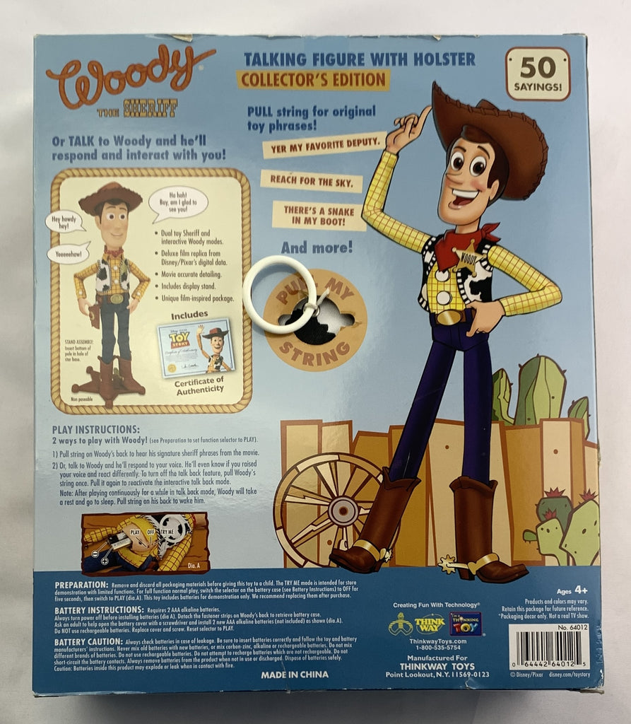 Disney Toy Story Woody Doll Signature Collection Talking 2010