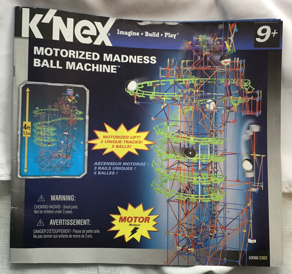 KNex Motorized Madness Ball Machine Complete Great Condition