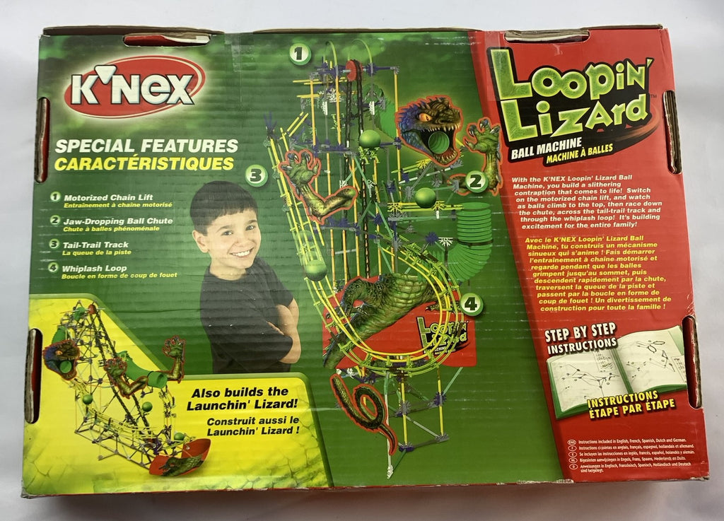 Knex Loopin Lizard Ball Machine 15135 793 Pc Set New Mandi s Attic Toys