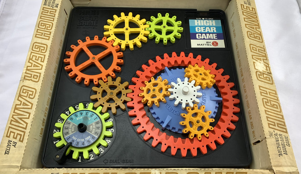 game with gears High Gear Game - 1962 - Mattel