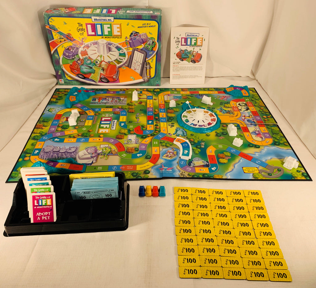 life monsters inc Monsters Inc. Game of Life - 2001 - Milton Bradley