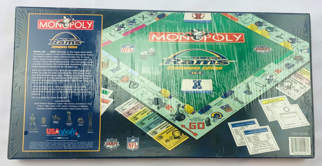 Monopoly: St. Louis Rams Champions Edition, Board Game