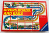 Rivers, Roads & Rails Game - 1984 - Ravensburger - Great Condition