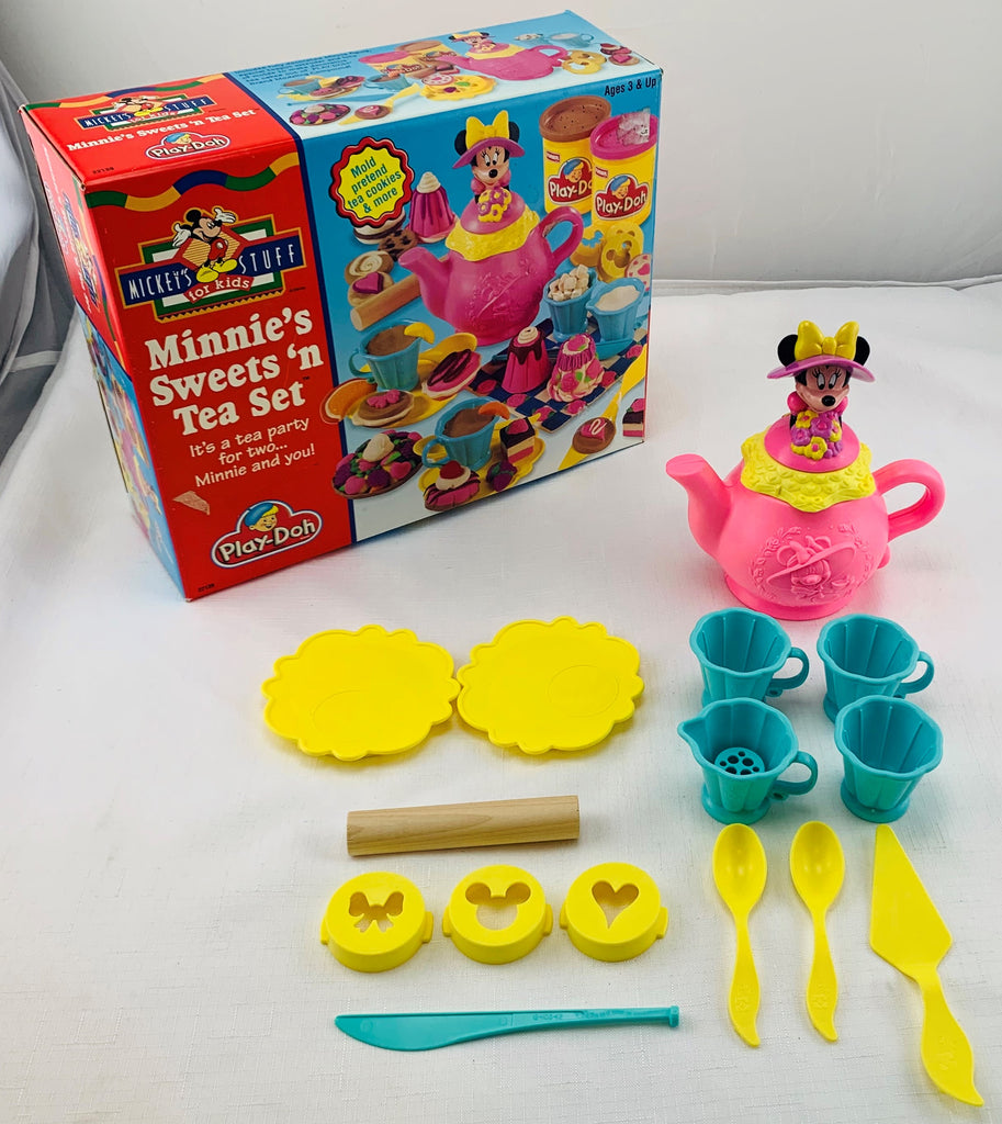 Play Doh Minnie Mouse Sweets N Tea Set 1996 Hasbro Great
