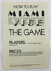 Miami Vice Game - 1984 - Great Condition