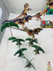 Jurassic Park Tyrannosaurus Rex, Triceratops, and Velociraptors 3D Puzzles  - 1993 - Milton Bradley - Very Good Condition