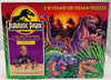 Jurassic Park Tyrannosaurus Rex, Triceratops, and Velociraptors 3D Puzzles  - 1993 - Milton Bradley - Very Good Condition