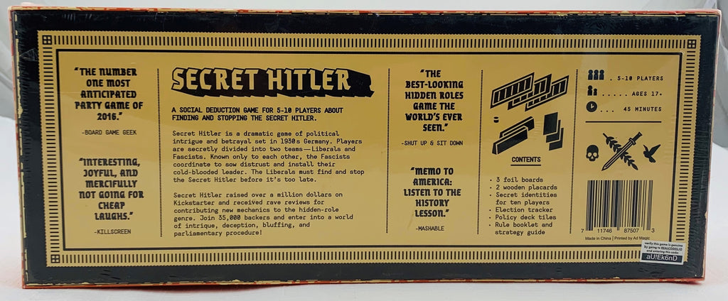 Board Game 101 (EP45) Secret Hitler - Règles et critique 