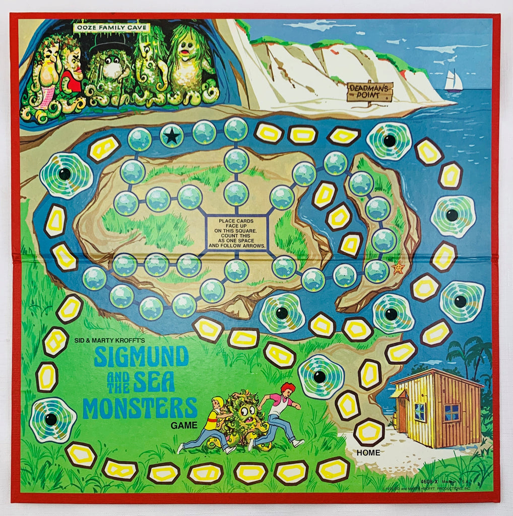 sigmund and the sea monsters complete series Sigmund and the Sea Monsters Game - 1975 - Milton Bradley - Very Good