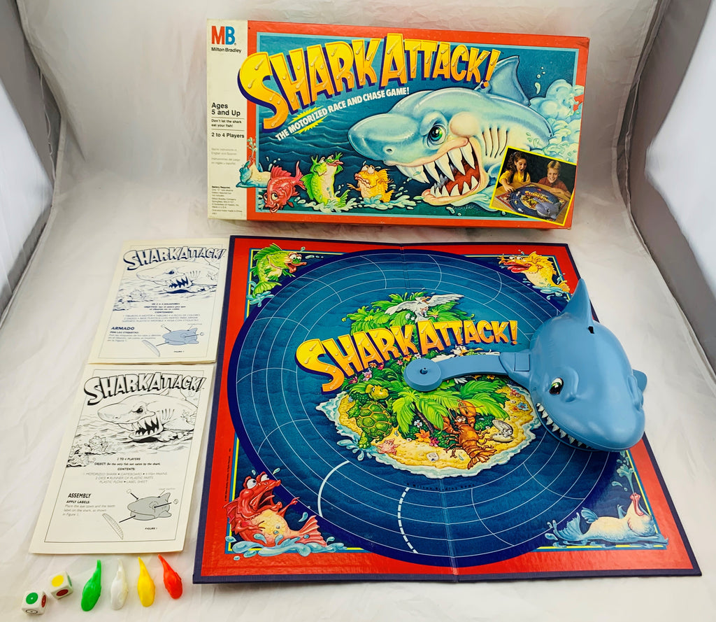 Shark Attack! Board Game Milton Bradley Replacement Parts Shark For Repair