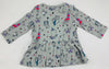 NWT New Gymboree 6-12 Months Gray Kitty Cat Long Sleeve Top