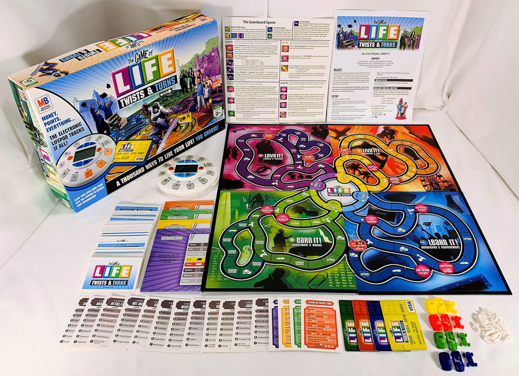 Game of Life Twists and Turns - 2007 - Milton Bradley - Great Condition