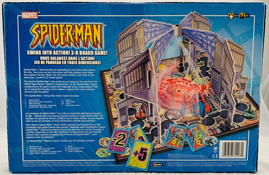Amazing Spider-Man Exciting 3D Board Game with Marbles And Lanes