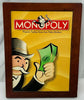 Monopoly Wood Bookshelf Game - 2005 - Milton Bradley - Great Condition