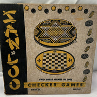 2 in 1 Chinese Checkers and Checkers - Northwestern Products - Great Condition