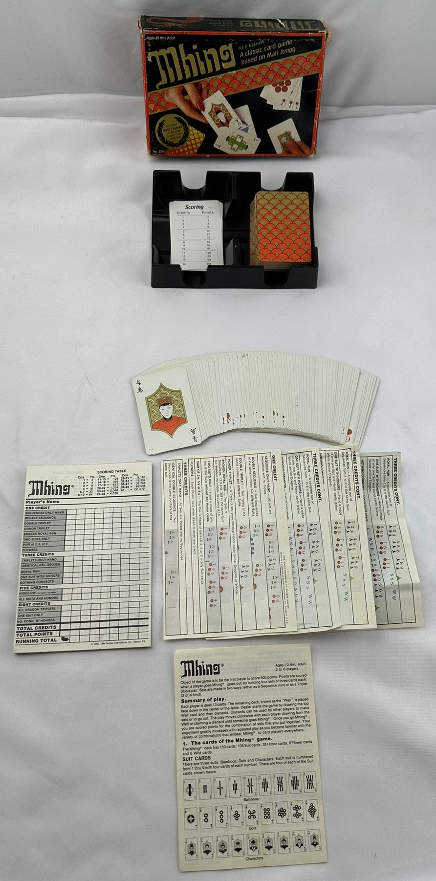 Mhing Game - 1982 - Suntex International - Great Condition