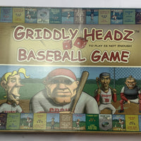 Griddly Headz Baseball Game - 2006 - Griddly Games - New/Sealed