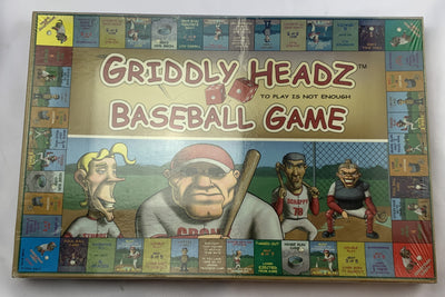 Griddly Headz Baseball Game - 2006 - Griddly Games - New/Sealed