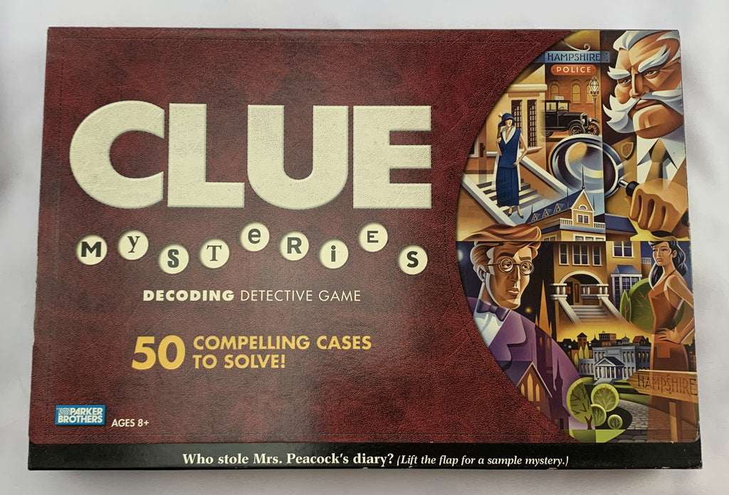 Clue Mysteries - 2005 - Parker Brothers - New Old Stock