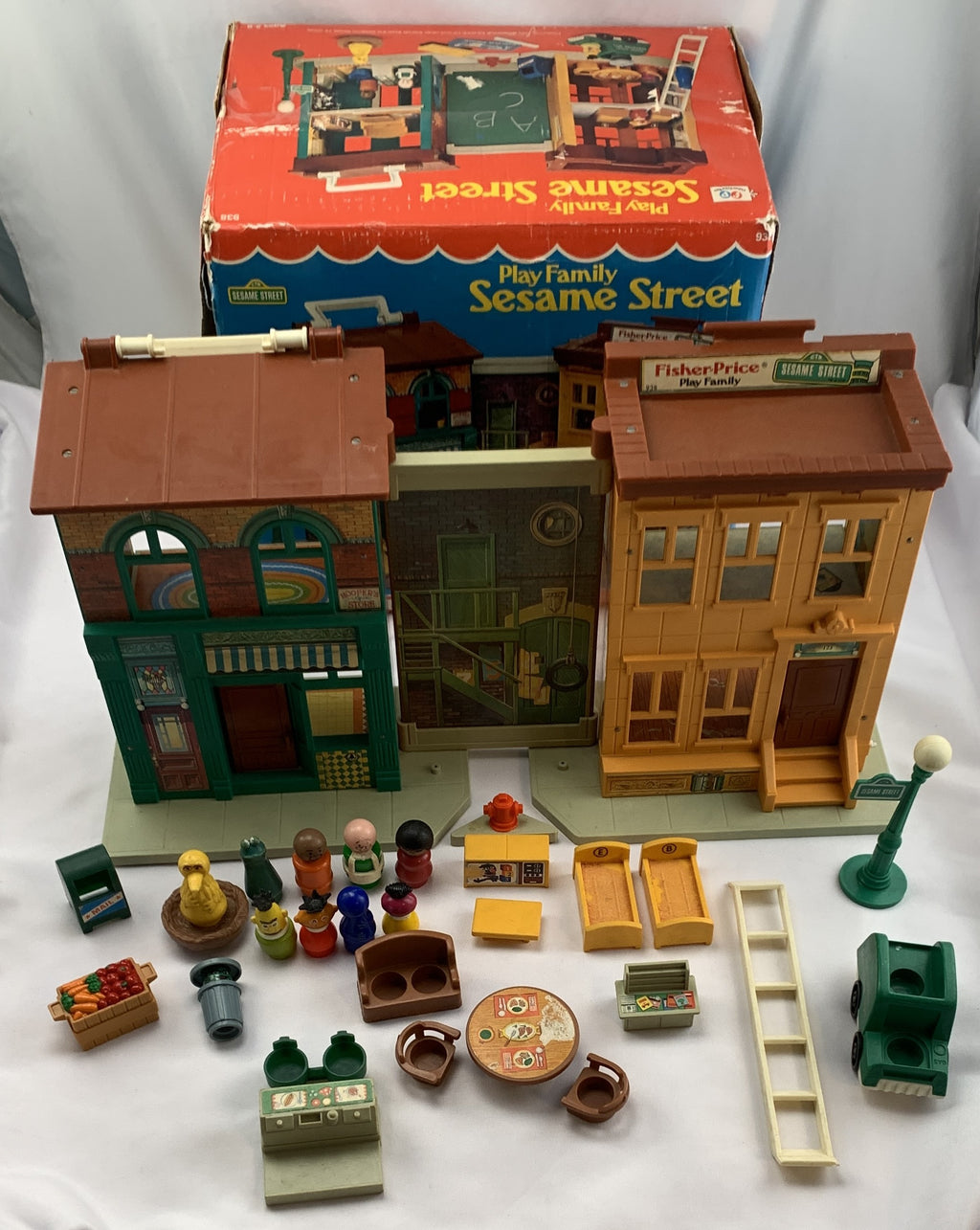 Fisher Price Little People Sesame Street Play Set 938 1974 Great Mandi s Attic Toys