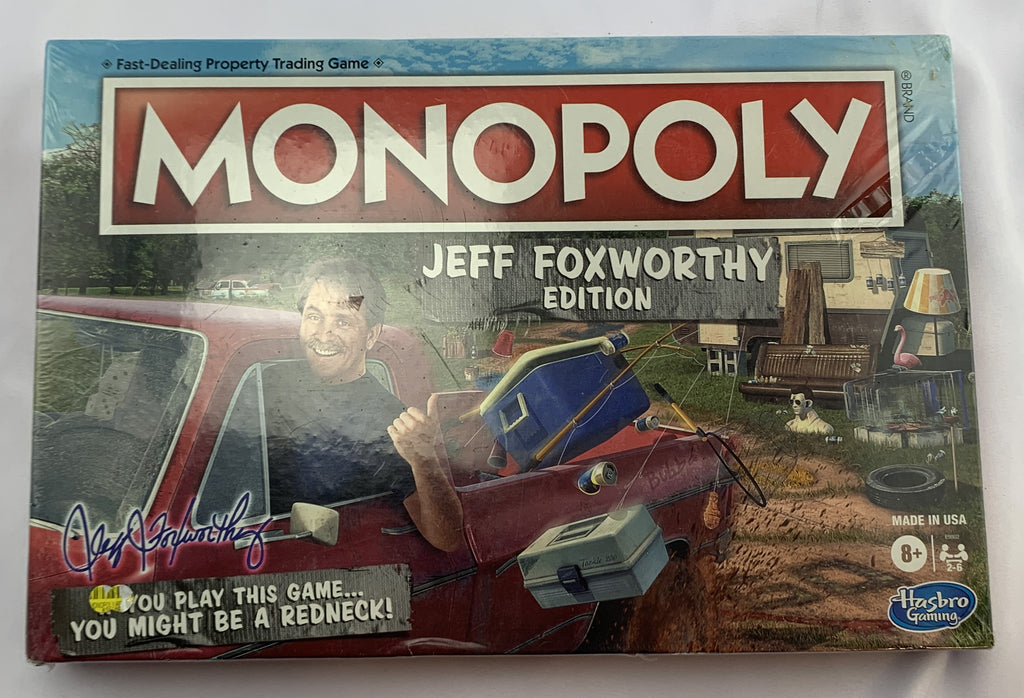 Jeff Foxworthy Monopoly - 2020 - Hasbro - New/Sealed