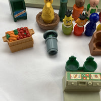 Fisher Price Little People Sesame Street Play Set #938 - 1974 - Great Condition in Box