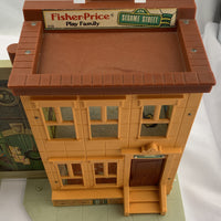 Fisher Price Little People Sesame Street Play Set #938 - 1974 - Great Condition in Box