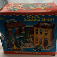 Fisher Price Little People Sesame Street Play Set #938 - 1974 - Great Condition in Box