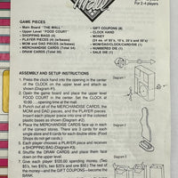 Meet Me at the Mall Board Game - 1990 - Tyco - Good Conditiono