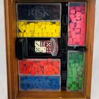 Risk Wood Bookshelf Game - 2005 - Hasbro - Great Condition