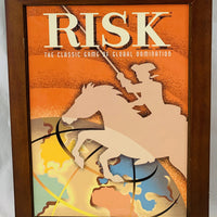 Risk Wood Bookshelf Game - 2005 - Hasbro - Great Condition