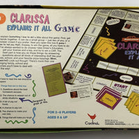 Nickelodeon Clarissa Explains It All Game - 1994 - Cardinal - Great Condition