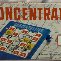 Concentration Game 15th Edition - 1974 - Milton Bradley - Great Condition