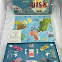Risk Game Wood Pieces - 1963 - Parker Brothers - Good Condition