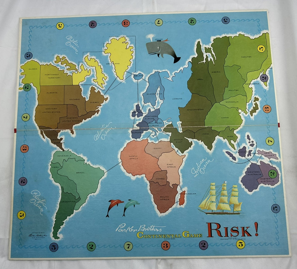 Classic Risk Pieces Risk Game Wood Pieces - 1963 - Parker Brothers - Good Condition | Mandi ...