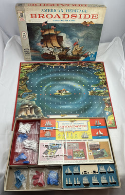 Broadside Game - 1962 - Milton Bradley - Very Good Condition