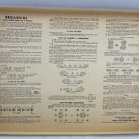 Broadside Game - 1962 - Milton Bradley - Very Good Condition
