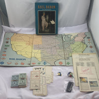 Rail Baron Game - 1977 - Avalon Hill - Great Condition