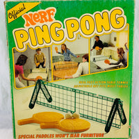 Nerf Ping Pong Set - 1982 - Parker Brothers - Good Condition