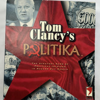 Tom Clancy's Politika Game - 1997 - Red Storm Entertainment - Great Condition