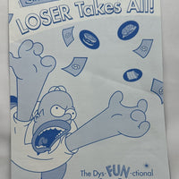 The Simpsons: LOSER Takes All! Game - 2001 - RoseArt - Great Condition