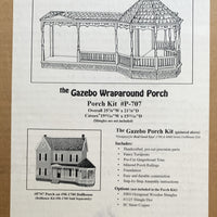 Vermont Dollhouse Glenwood Style with Gazebo Wraparound Porch - New