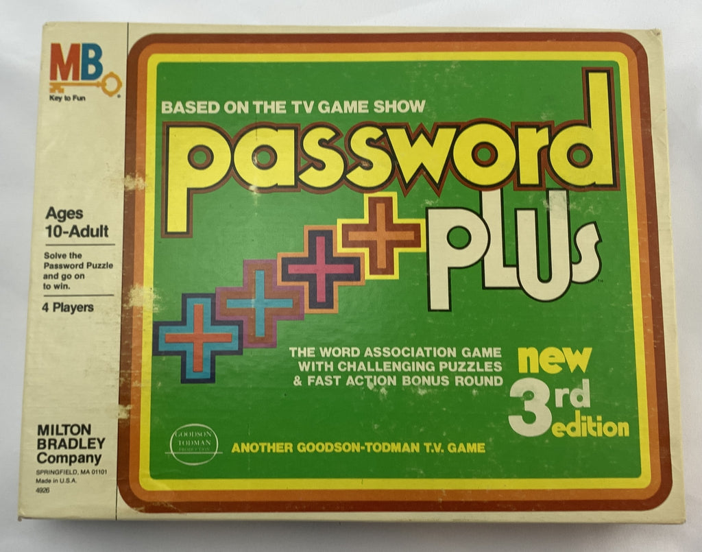 Password Plus Pc Game Password Plus Game - 1978 - Milton Bradley - New | Mandi's Attic Toys