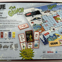 Dr. Seuss The Grinch Game of Clue - 2022 - Hasbro - Great Condition