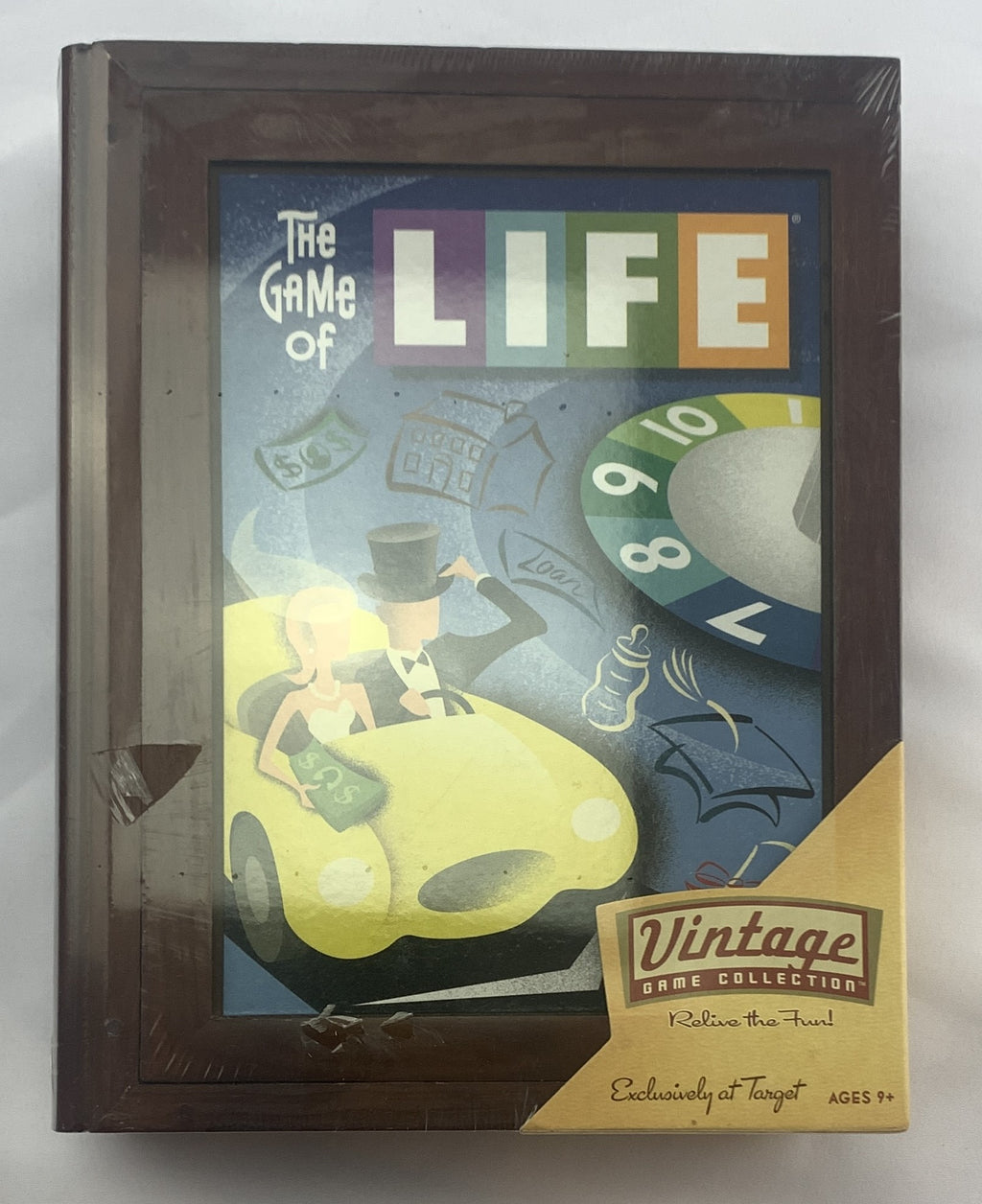 Game of Life Wood Book Collection - 2007 - Milton Bradley - New