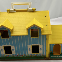 Fisher Price Little People Family Play House - 1969 - Very Good Condition