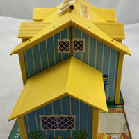 Fisher Price Little People Family Play House - 1969 - Very Good Condition