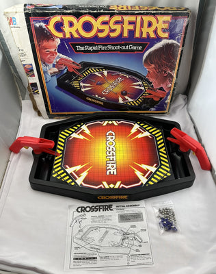 Crossfire Game - 1987 - Milton Bradley - Very Good Condition
