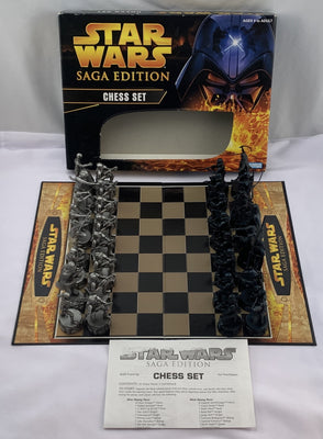 Star Wars Chess Set Saga Edition - 2005 - Parker Brothers - Great Condition